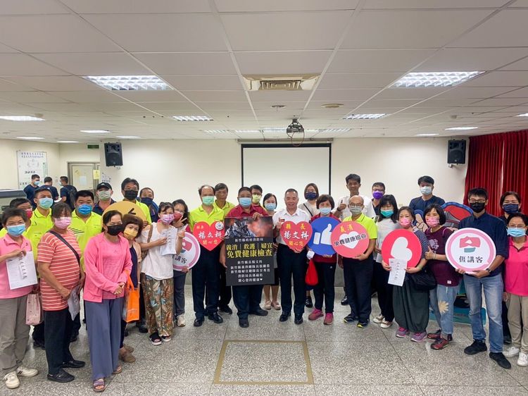 新竹縣消防局已規畫3場次健康檢查，提供第一線義消前往檢查。新竹縣政府提供