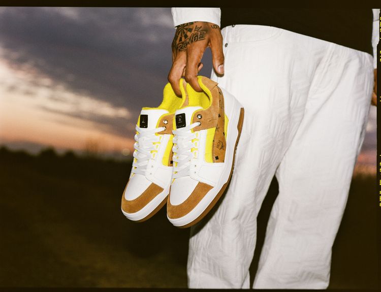 PUMA Slipstream by MCM聯名鞋預計9月10日在台北FRUITION 選品店開賣，1萬4980元。品牌提供