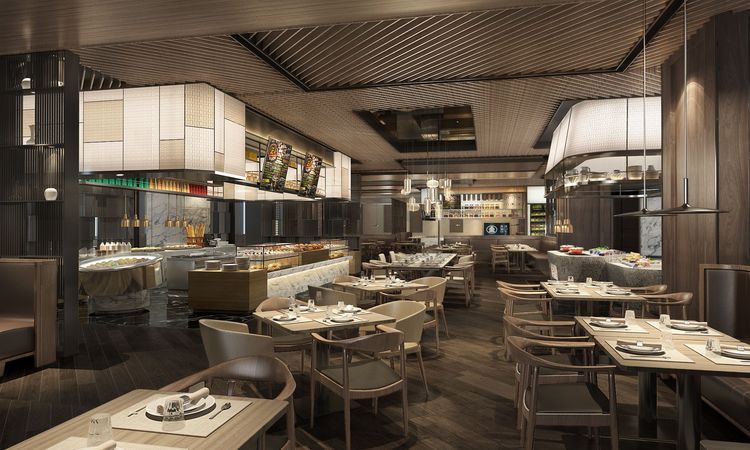 高雄萬豪中秋連假加碼生蠔鮑魚吃到飽。萬豪提供