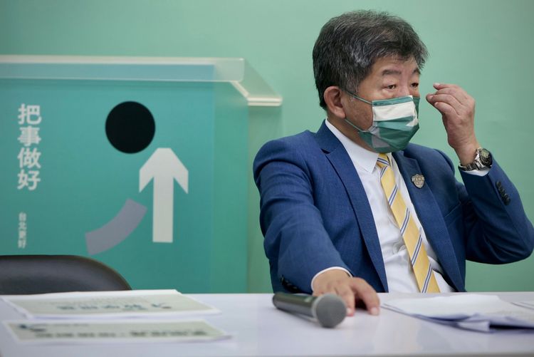 陳時中今天公布教育政見。林林攝