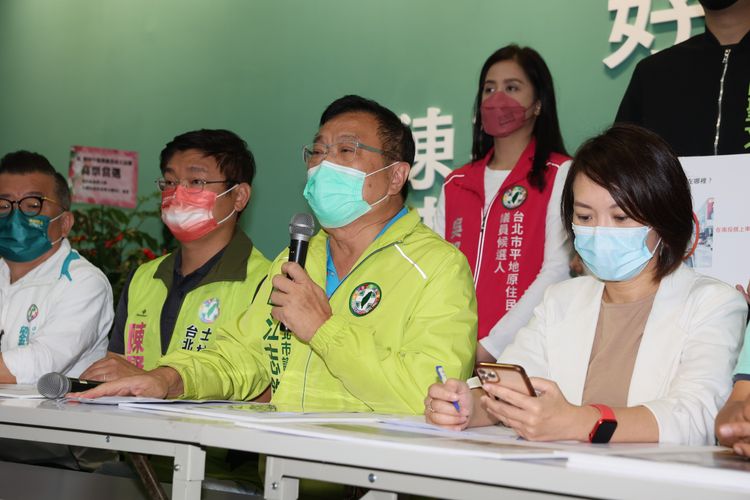 台北市議員江志銘。彭欣偉攝