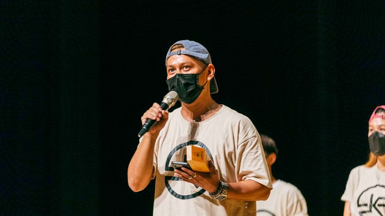 評審老師對長者的健康操演出相當讚賞。古和純攝