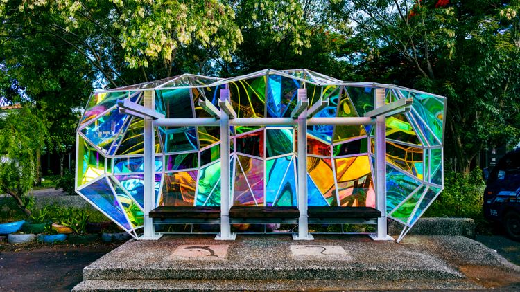 南迴藝術季，陳宣誠《微光懸亭》。古和純攝