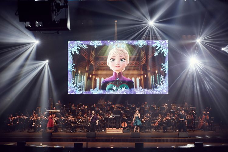 「迪士尼動畫電影音樂會」今天舉辦彩排。寬宏藝術提供
