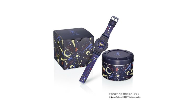 BA-110XSM聯名錶從面盤、錶帶到包裝盒都充滿星星、月亮與愛心元素。品牌提供