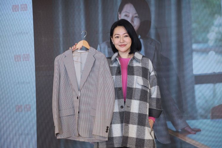 小S最推薦UNIQLO的西裝外套。陳明中攝