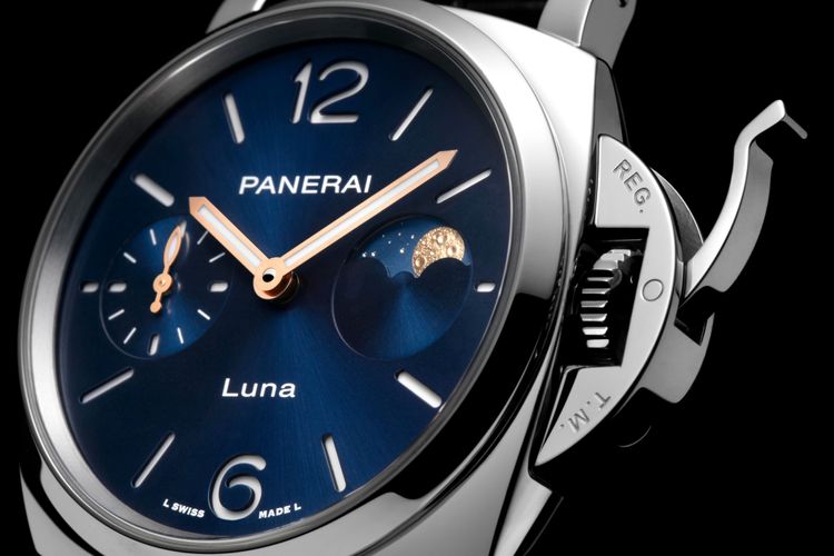 Luminor Due系列去年推出主攻女性市場的38mm錶徑款式，今年更以此基礎首度引入複雜功能，打造搭載月相顯示視窗的Luminor Due Luna腕錶。品牌提供