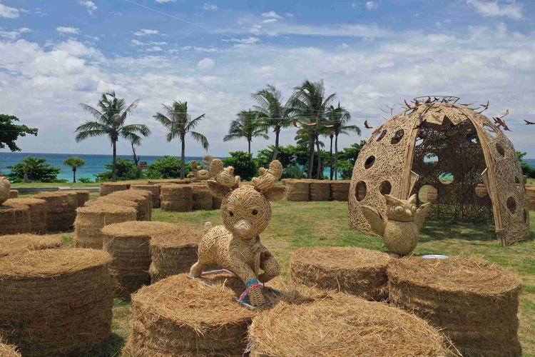 地景藝術造型可愛。墾管處提供