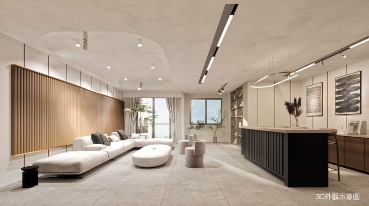 室內採日式簡約風格。長磯建設提供