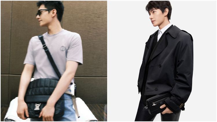 dunhill代言人楊洋演繹全新Rollagas系列包款。品牌提供