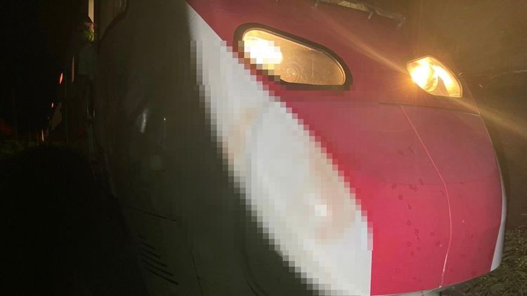 南迴鐵路自強號發生撞死人事故。鐵路警察局花蓮分局提供