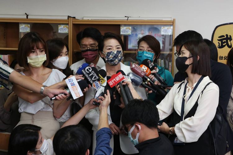 黃珊珊出席中華武術總會座談茶會。葉志明攝