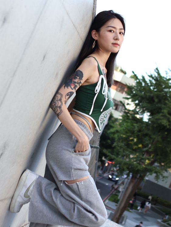 Joanne讓人感覺是個很有個性與想法的女生。陳德興攝