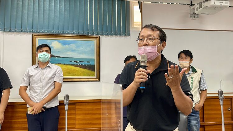 台東縣旅遊同業公會副理事長徐仲德。古和純攝