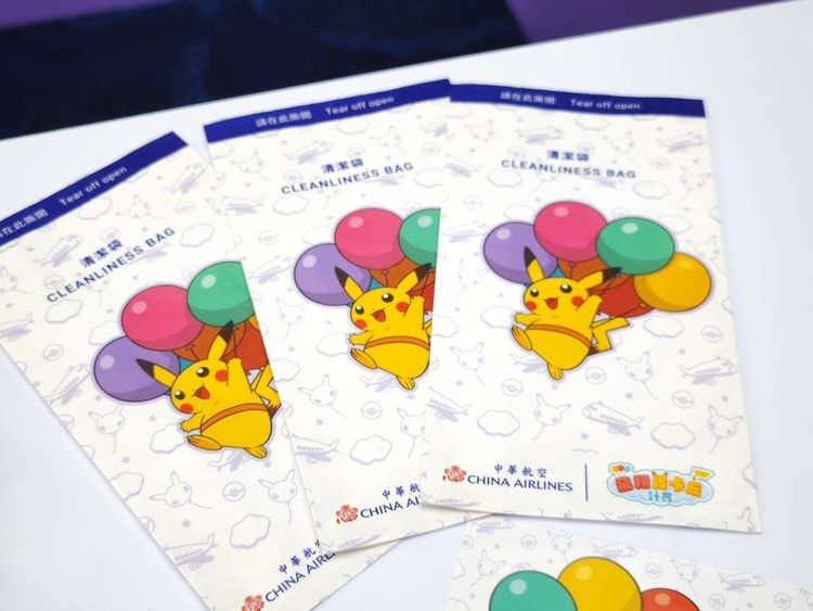 寶可夢清潔袋。田欣雲攝