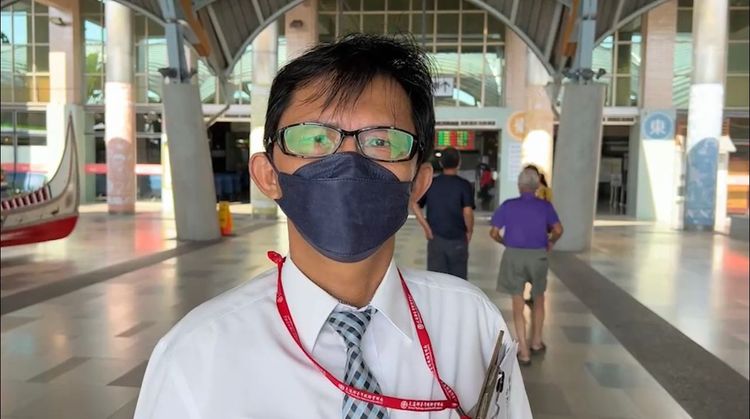 台東站長鄭成忠。讀者提供