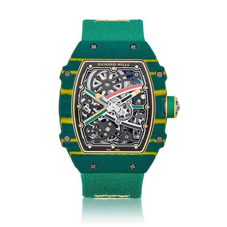 RICHARD MILLE RM 67-02特別錶，估價約1630萬元台幣。品牌提供