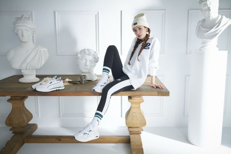 蔡依林時常幫PUMA演繹服飾與鞋款，無論曬辣肌或美顏，都幫品牌創造回頭率。品牌提供