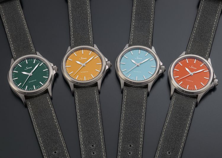 Sinn 556錶款新增多款彩色面盤款式，讓搭配時髦感更為突出。品牌提供