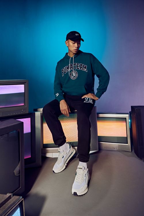 PUMA Team秋冬新裝以學院風為設計靈感。品牌提供