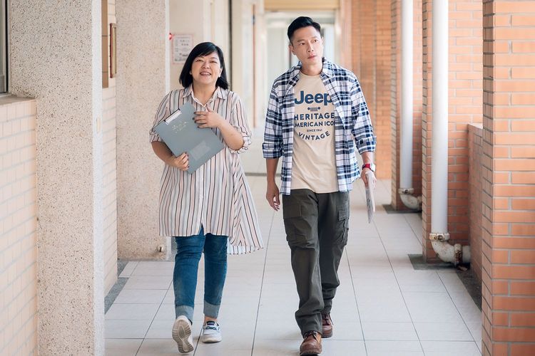 杜詩梅（左）和謝祖武有不少對手戲。TVBS提供