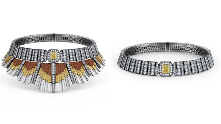 Light Rays領片項鍊，約1400萬元。品牌提供