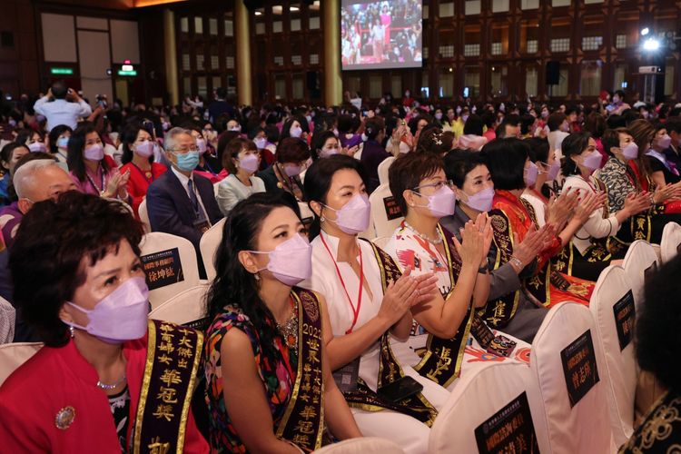 世界華人工商婦女企管協會2022世界年會開幕典禮。總統府提供