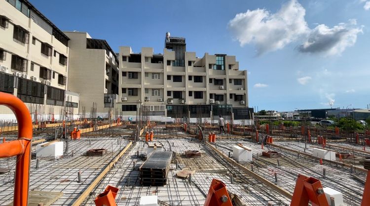 「曉白」透天總價1500萬以內有機會入手。圖為該案二期基地。林佩萱攝