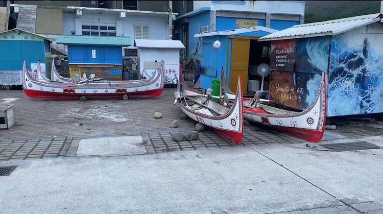 台東蘭嶼拼板舟。張姓民眾提供