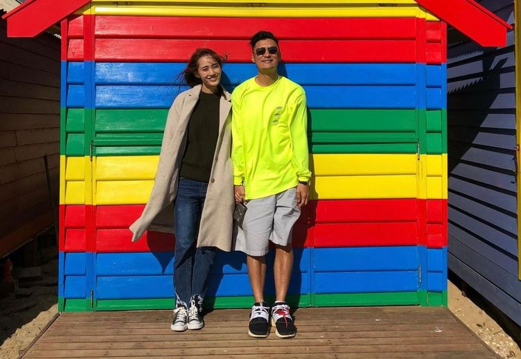 余文樂（右）和王棠云結婚5年。翻攝余文樂IG