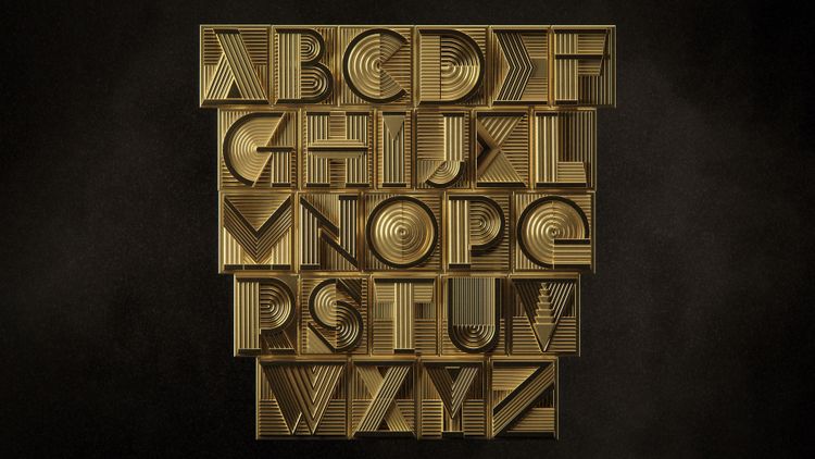 1931字體是Alex Trochut所創作的特殊字體，兼具2D與3D線條。品牌提供