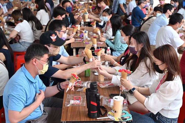 景福宮未婚聯誼活動。景福宮提供