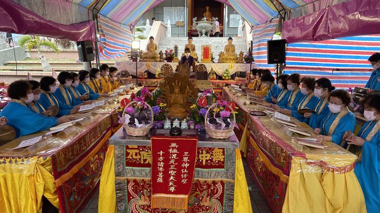 安靈法會。台東縣府提供