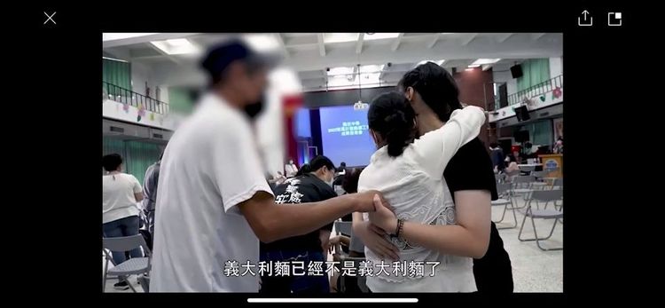 勵志中學學生最在意親人接見。校方提供