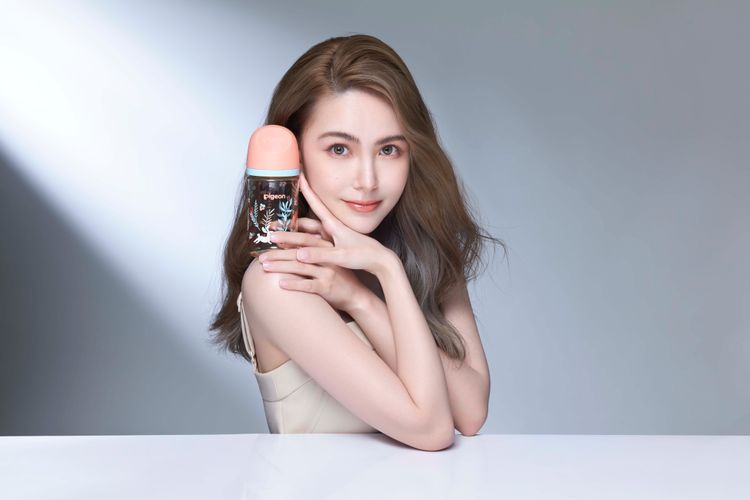貝親推出全新「第三代母乳實感奶瓶奶嘴」，並請來「3寶媽」昆凌擔任品牌代言人。品牌提供