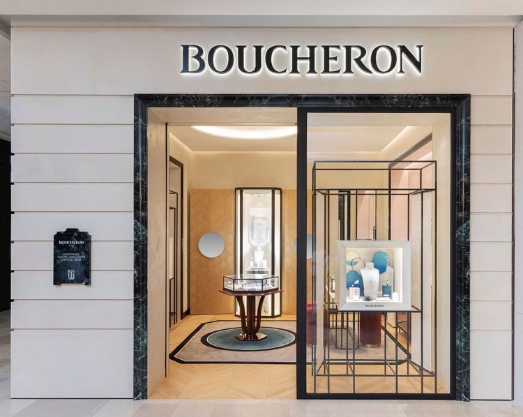 BOUCHERON看中台中珠寶市場的無窮潛力，選址台中大遠百中開出占地約14坪的專賣店。品牌提供