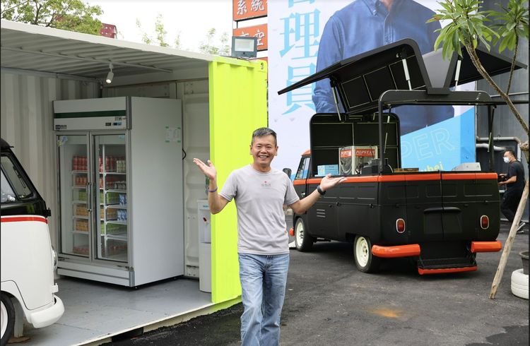 新竹縣竹北市長候選人林為洲，今天（6日）舉辦競選總部開箱活動。林為洲團隊提供