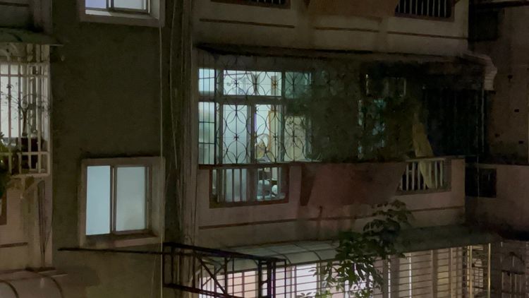 死者陳屍在臥室。陸運陞攝