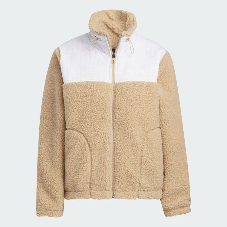 女款City Explorer羊羔絨拼接撞色外套，3690元。品牌提供