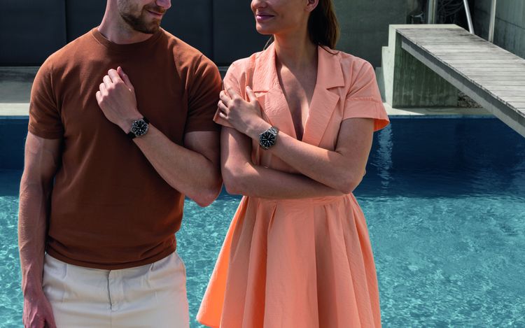 Pelagos 39腕錶精巧的錶徑尺寸，男女皆合宜。品牌提供