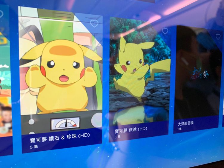 皮卡丘系列動畫。胡順惠攝