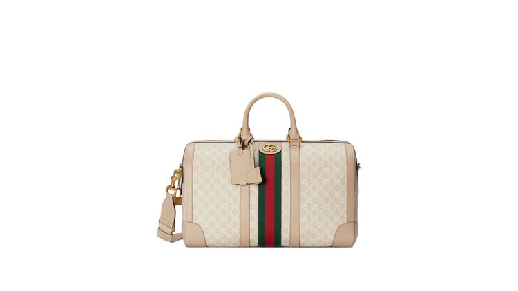 Gucci Savoy GG緹花旅行袋，7萬8900元。品牌提供
