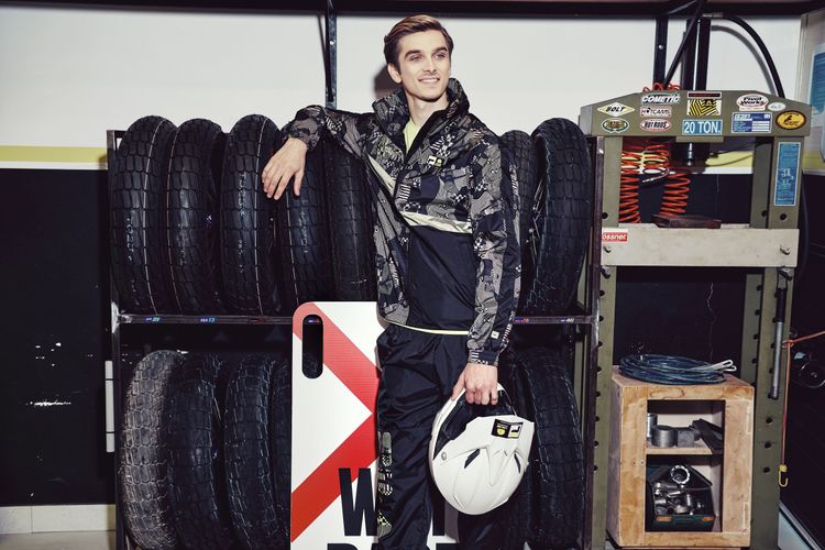 FILA X VR46風衣外套，5280元。品牌提供