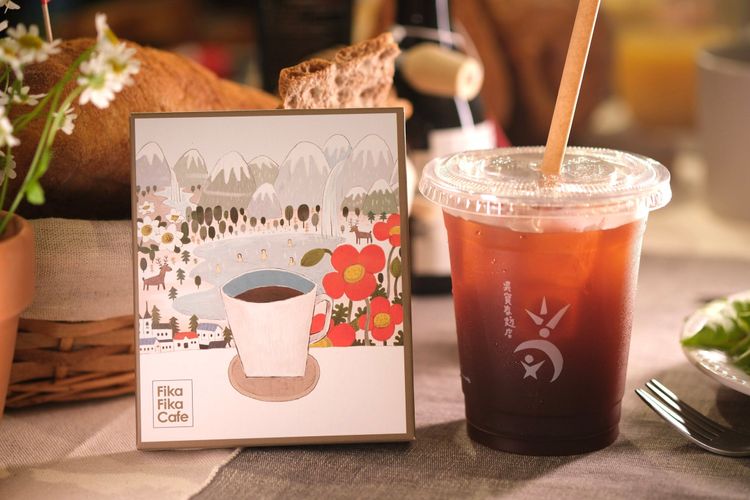 Fika Fika Cafe客製北歐風味咖啡，預計11月起在吳寶春麥方店部分店點獨家販售。陳志淵攝