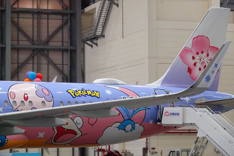 寶可夢迷快來感受滿滿幸福感。施昂強攝