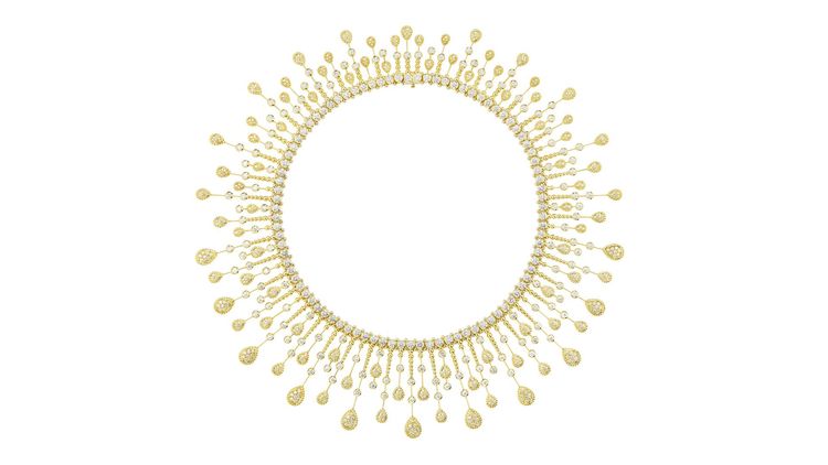 Serpent Bohème Solarité 18K金鑽石項鍊，550萬元。品牌提供