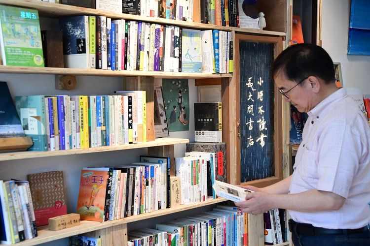 劉櫂豪重視閱讀。劉櫂豪提供