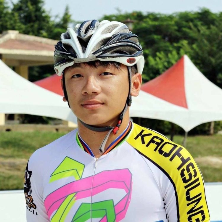 翁智翔是高雄市競速滑輪溜冰選手。高雄長庚醫院提供