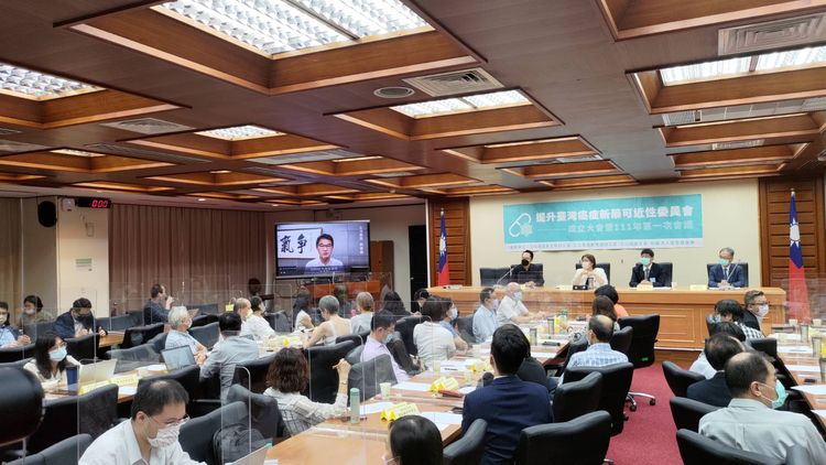 劉建國採視訊方式參與立法院會議。劉建國提供