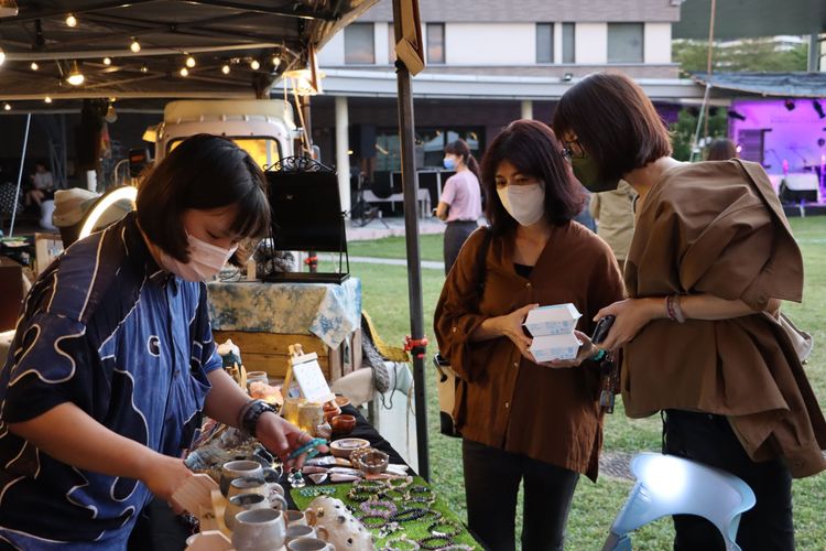 台東聲音藝術節活動周六現場。台東縣府提供